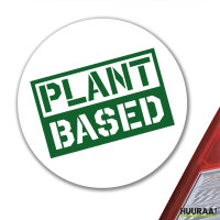 Aufkleber Plant Based Modern 10cm Sticker