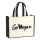 Jutetasche Go Vegan Blätter 21 Liter Black
