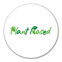 Aufkleber Plant Based Blätter 10cm Sticker