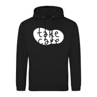 Unisex Hoodie Take Care Batch Größe S-3XL