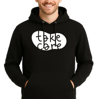 Unisex Hoodie Take Care Batch Größe S-3XL
