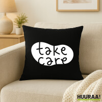 Kissen Take Care Batch 40x40cm