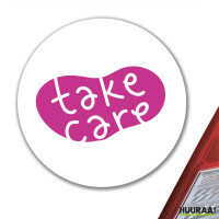 Aufkleber Take Care Batch 10cm Sticker