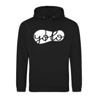 Unisex Hoodie YOLO you only live once Größe S-3XL