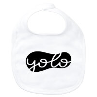 Baby Lätzchen YOLO you only live once Klettverschluss