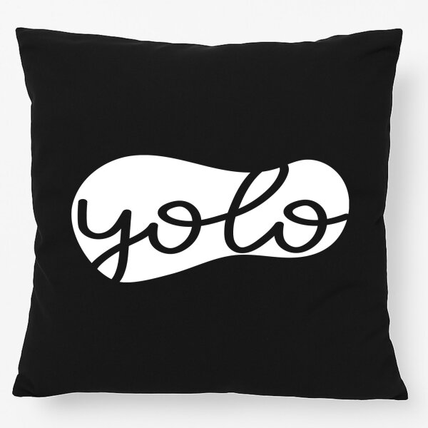 Kissen YOLO you only live once 40x40cm