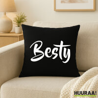Kissen Besty Bestie 40x40cm