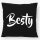 Kissen Besty Bestie 40x40cm