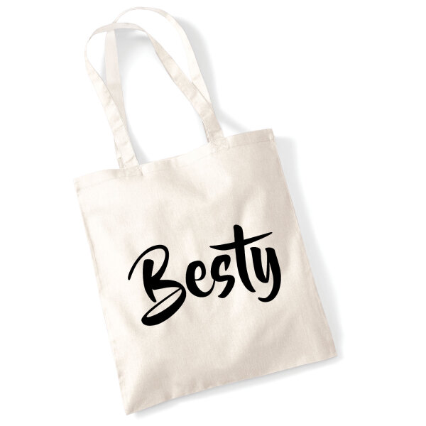 Jutebeutel Besty Bestie 10 Liter
