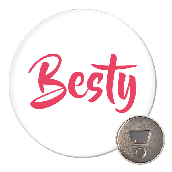 Magnet Besty Bestie 59mm Kühlschrankmagnet Flaschenöffner