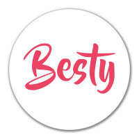 Aufkleber Besty Bestie 10cm Sticker