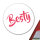 Aufkleber Besty Bestie 10cm Sticker