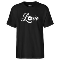 Herren T-Shirt Love Kuss Größe S-3XL