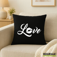 Kissen Love Kuss 40x40cm