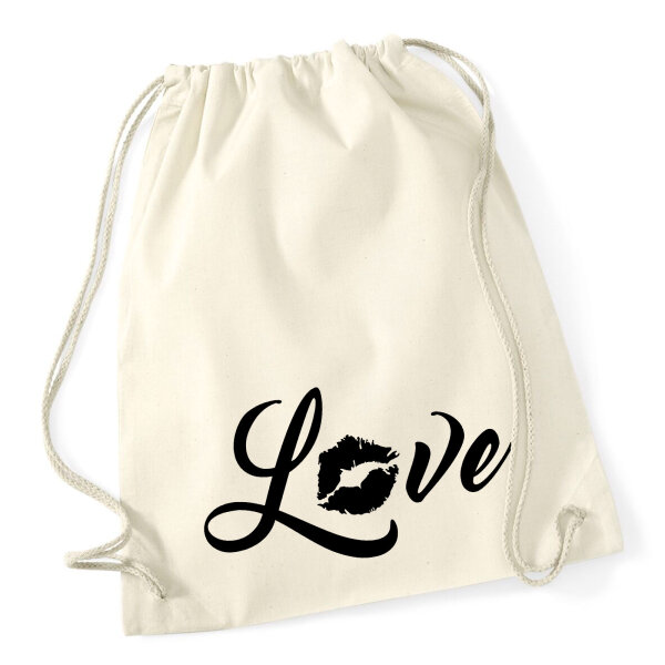 Turnbeutel Love Kuss 12 Liter