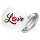 Button Love Kuss