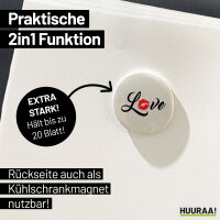Magnet Love Kuss 59mm Kühlschrankmagnet Flaschenöffner
