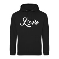 Unisex Hoodie Love Herz Hearth Größe S-3XL