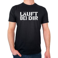 Herren T-Shirt Läuft bei dir Jugendwort...