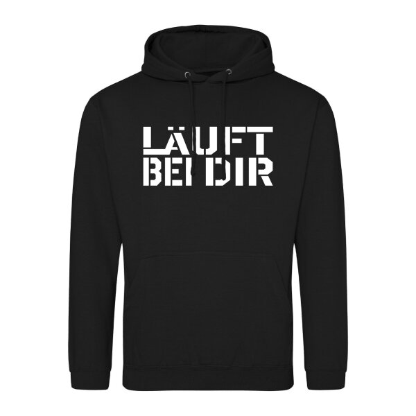 Unisex Hoodie Läuft bei dir Jugendwort Größe S-3XL