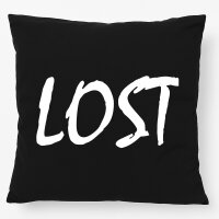 Kissen Lost Jugendwort 40x40cm