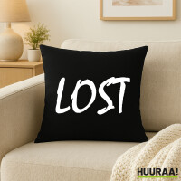 Kissen Lost Jugendwort 40x40cm