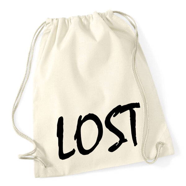 Turnbeutel Lost Jugendwort 12 Liter