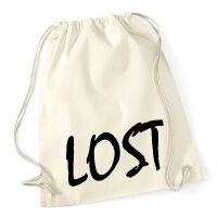 Turnbeutel Lost Jugendwort 12 Liter