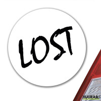 Aufkleber Lost Jugendwort 10cm Sticker