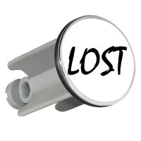 Waschbeckenstöpsel Lost Jugendwort 4cm Abflussstopfen