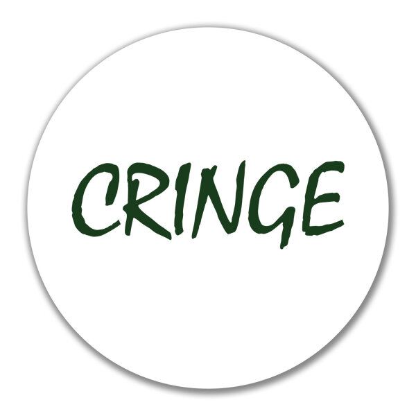 Aufkleber Cringe Jugendwort 10cm Sticker