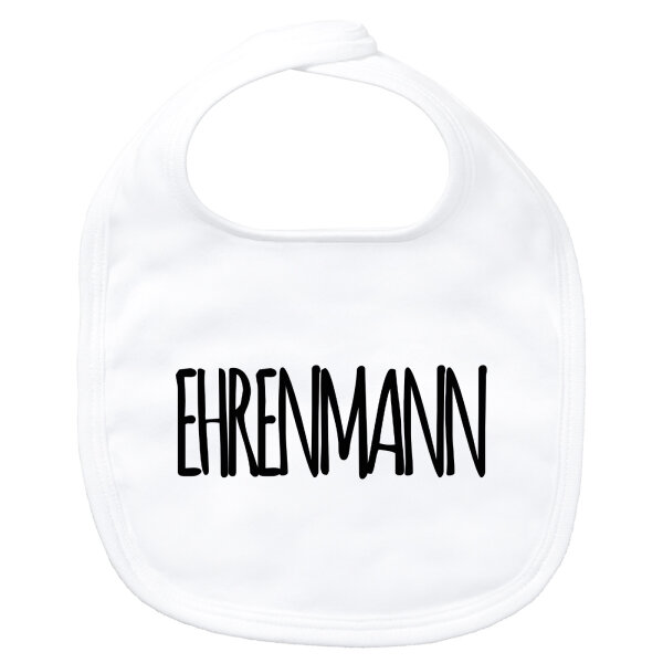 Baby Lätzchen Ehrenmann Jugendwort Klettverschluss