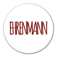 Aufkleber Ehrenmann Jugendwort 10cm Sticker