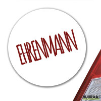 Aufkleber Ehrenmann Jugendwort 10cm Sticker