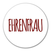 Aufkleber Ehrenfrau Jugendwort 10cm Sticker