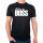 Herren T-Shirt like a Boss Spruch Größe S-3XL