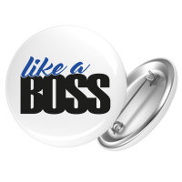 Button like a Boss Spruch