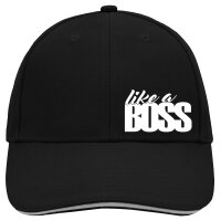 Cappy Mütze like a Boss Spruch