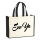 Jutetasche See Ya Spruch 21 Liter Black