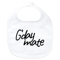 Baby Lätzchen G`day mate Spruch