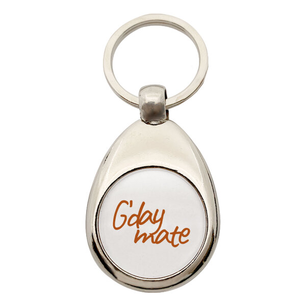Schlüsselanhänger G`day mate Spruch