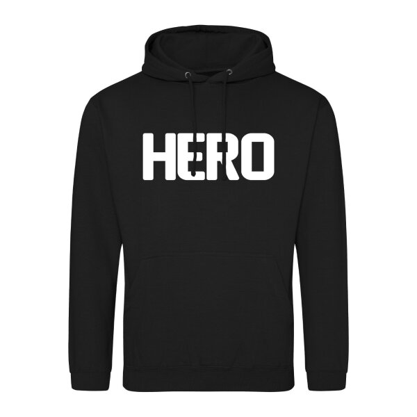 Unisex Hoodie Hero Held Größe S-3XL