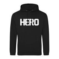 Unisex Hoodie Hero Held Größe S-3XL