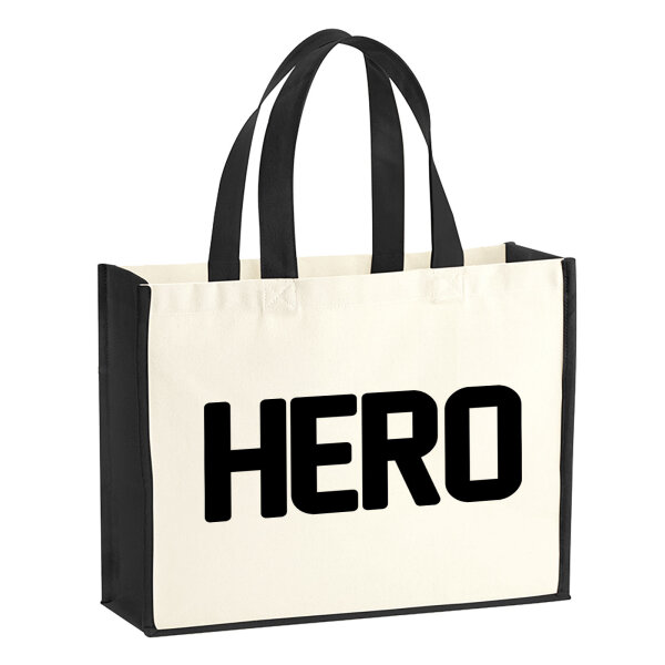 Jutetasche Hero Held 21 Liter Black