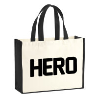 Jutetasche Hero Held 21 Liter Black