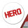Aufkleber Hero Held 10cm Sticker