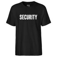 Herren T-Shirt Security Schriftzug Größe S-3XL