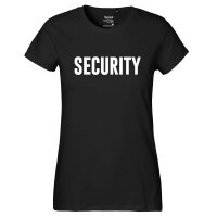 Damen T-Shirt Security Schriftzug Größe XS-XXL