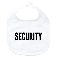 Baby Lätzchen Security Schriftzug