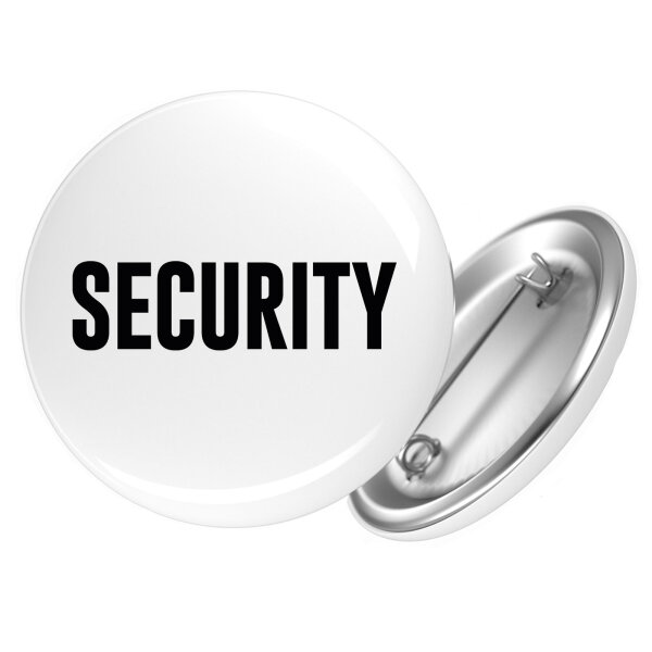 Button Security Schriftzug